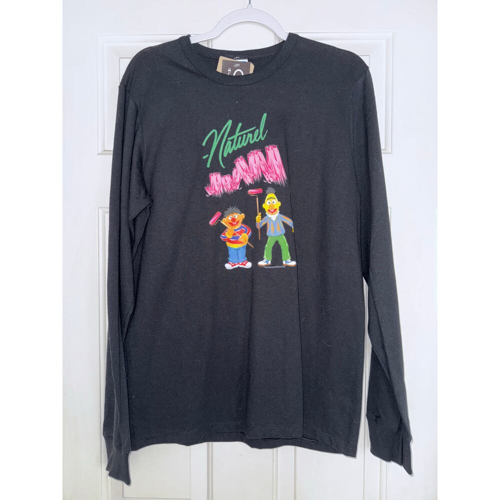 Champion X Sesame Street Natural Bert & Ernie Long Sleeve - size medium